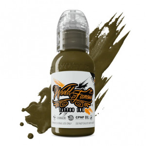 Краска World Famous Tattoo Ink Army Green