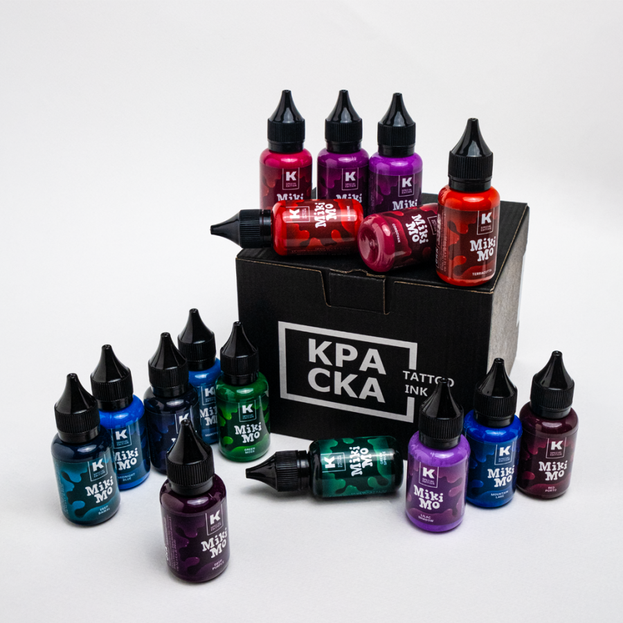 Авторский сет пигментов от Насти Miki Mo (16 цветов)